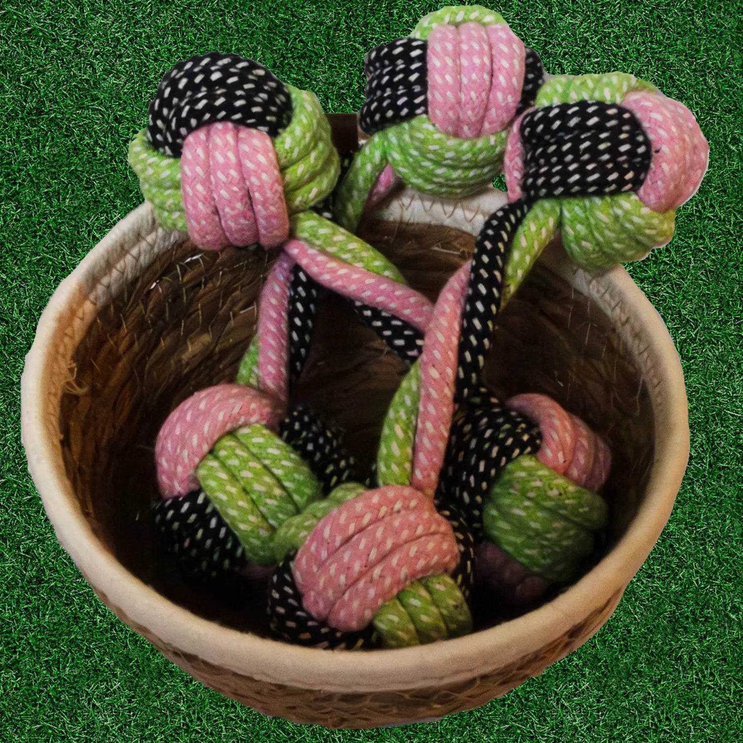 Katoenen speel dumbell SnuffelFun