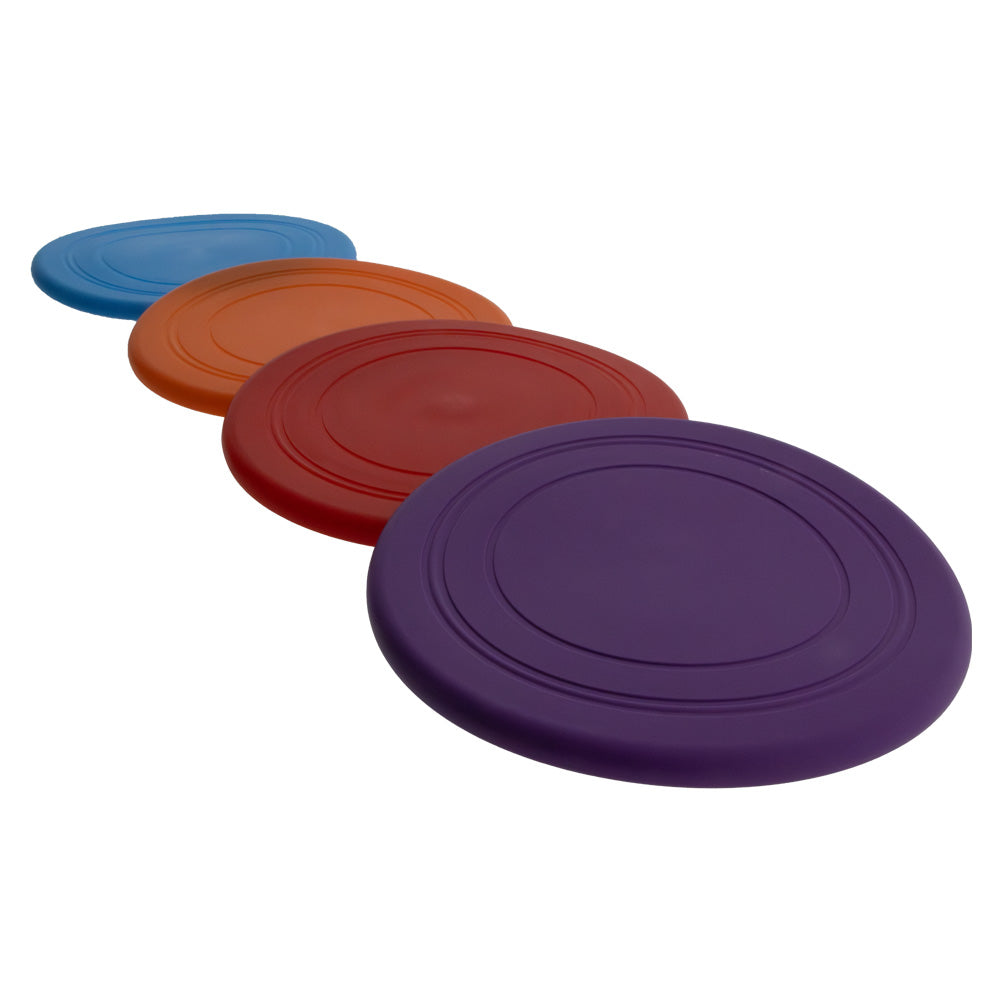 Set van 4 Rubberen frisbees