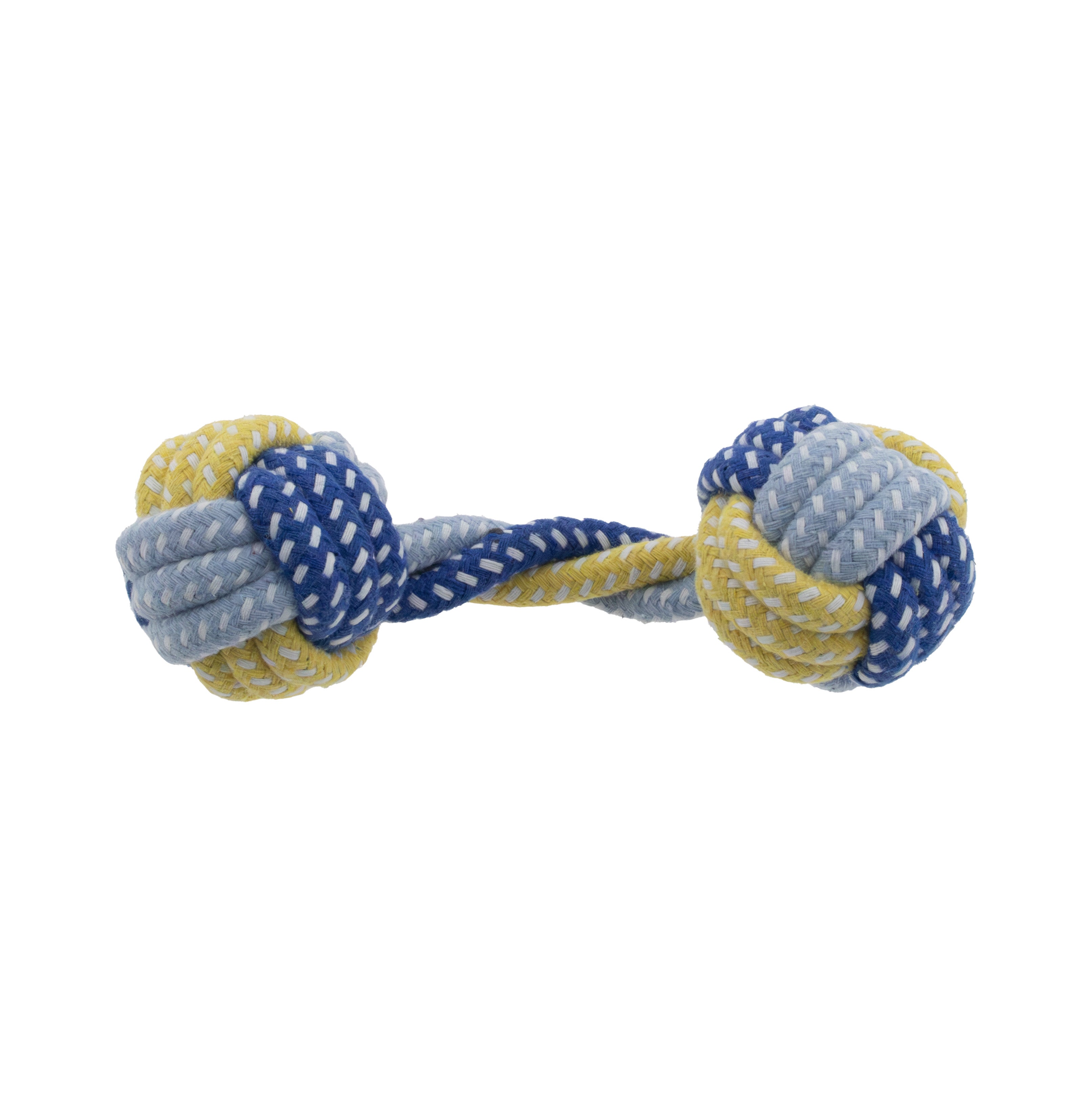 Katoenen bijt en speel dumbell